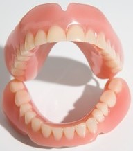 A pair of dentures